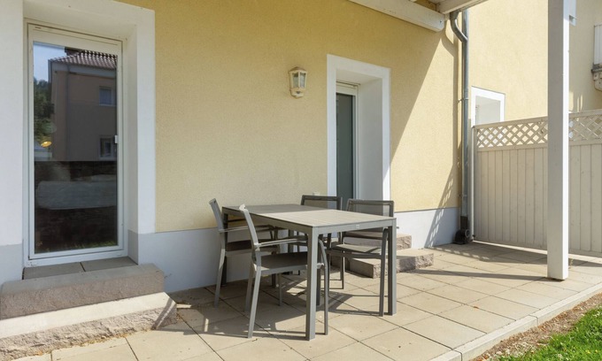 Balve Apartamento | Apartamento 'Donnerhall' con terraza privada, jardín compartido y Wi-Fi