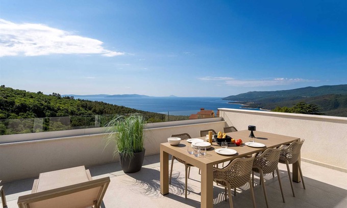 Rabac Apartamento | Apartment Dora Mar with spectacular seaview