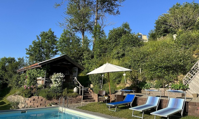 Oberreute Apartamento | Apartment 'Elfi' with Shared Garden, Balcony and Wi-Fi