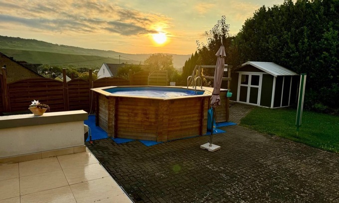 Riol Apartamento | Apartamento 'Elli's Moseloase' con piscina privada, terraza privada y Wi-Fi