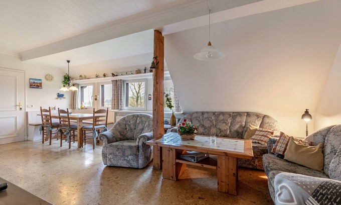 Rodenas Apartamento | Apartamento 'Emil Nolde' con terraza privada, jardín compartido y Wi-Fi