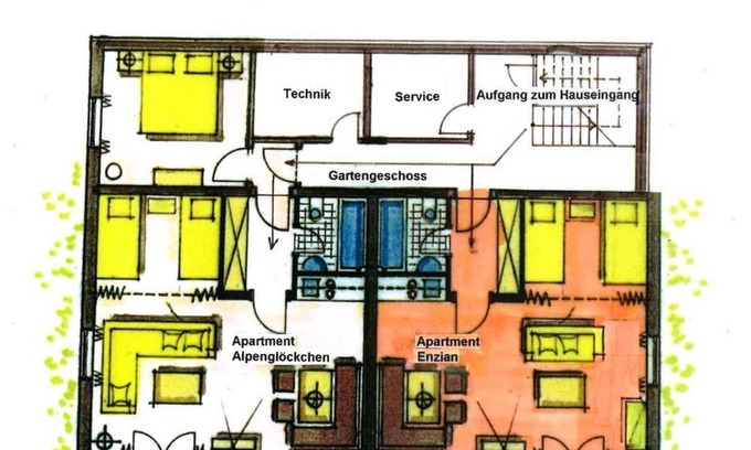 Buchau Apartamento | APARTMENT ENZIAN - Landhaus Landauer am See