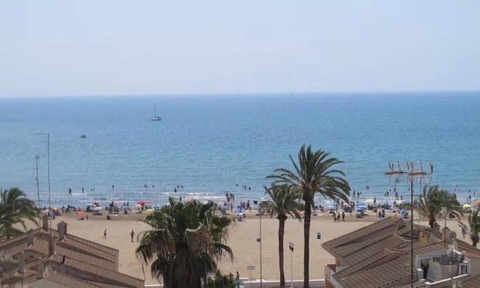 Playa Pobla de Farnals Apartamento | Apartment very seafront beachfront Pobla Farnals beach