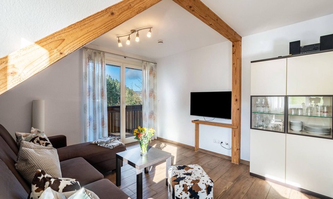 Winden im Elztal Apartamento | Apartamento 'Ferienwohnung Heuboden' con terraza compartida, jardín compartido y Wi-Fi