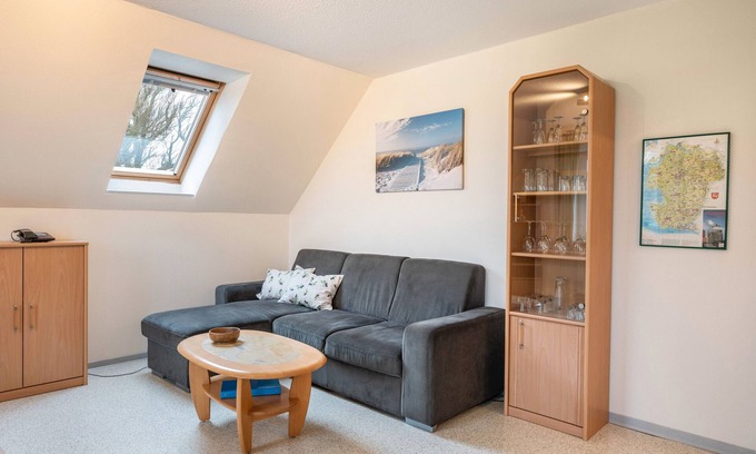 Suderdeich Apartamento | Apartamento 'Ferienwohnung Grün' con terraza compartida, jardín compartido y Wi-Fi
