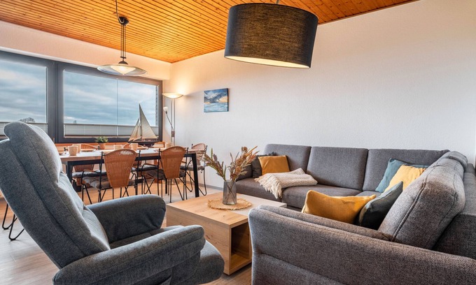 Schillig Apartamento | Apartamento 'Ferienwohnung 27 Sandbank, 80 Qm' con vistas al mar, balcón y Wi-Fi