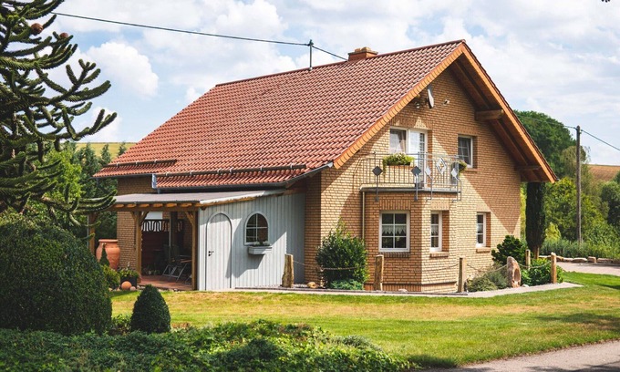 Gransdorf Apartamento | Apartamento 'Ferienwohnung Haus Biggi' con terraza privada, jardín privado y Wi-Fi