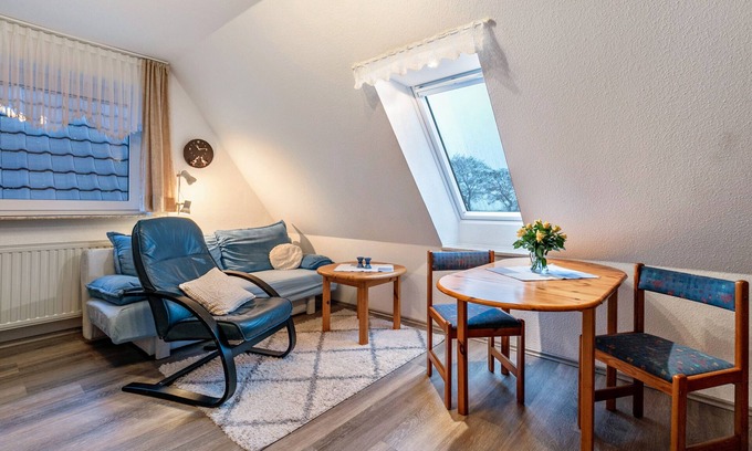Bordelum Apartamento | Apartamento 'Ferienwohnung 3 Störche' con jardín compartido y Wi-Fi