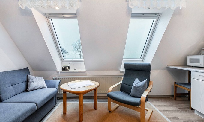 Bordelum Apartamento | Apartamento 'Ferienwohnung 4 Schwalben' con jardín compartido y Wi-Fi
