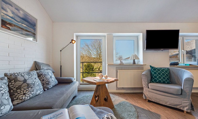 Bielenberg Apartamento | Apartamento 'Ferienwohnung 1' con terraza privada, jardín compartido y Wi-Fi
