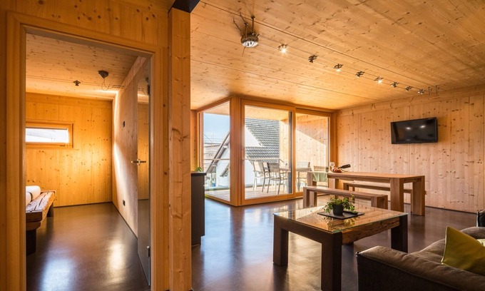 Auggen Apartamento | Apartamento 'Ferienwohnung Weißburgunder' con piscina compartida, jardín compartido y Wi-Fi