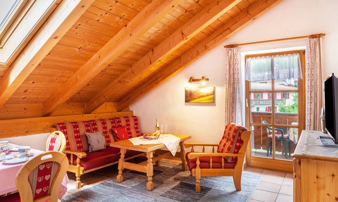 Obergrainau Apartamento | Apartamento 'Ferienwohnung Kramer' con balcón y Wi-Fi