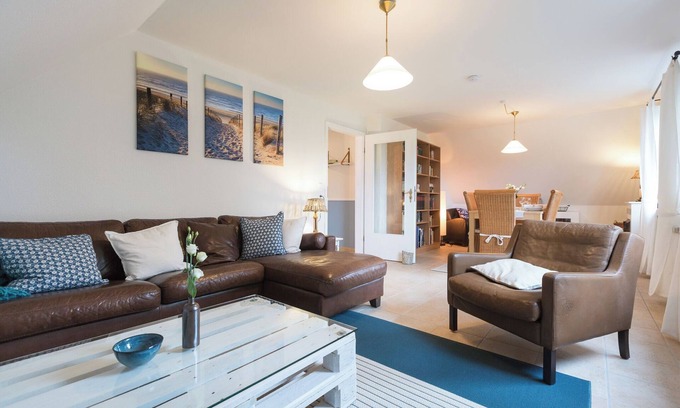 Olderup Apartamento | Apartamento 'Ferienwohnung Lillebror' con terraza compartida, jardín compartido y Wi-Fi