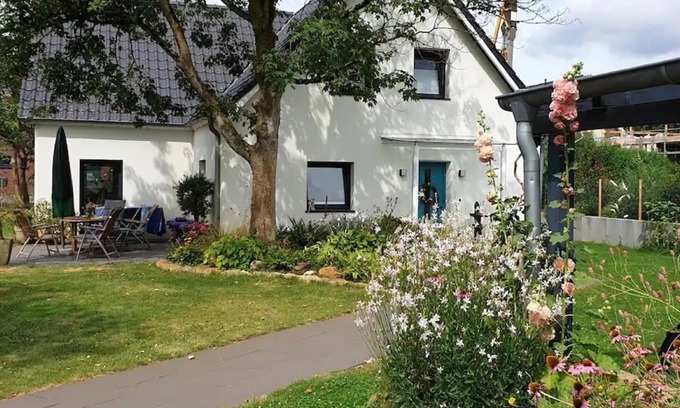 Telgte Apartamento | Apartamento 'Ferienwohnung Feuerbach' con terraza compartida, jardín compartido y Wi-Fi