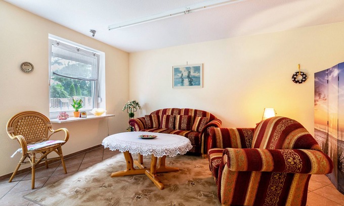 Delve Apartamento | Apartamento 'Ferienwohnung 'ole Bäckerie'' con terraza compartida, jardín privado y Wi-Fi