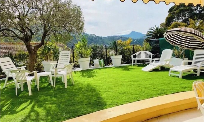 La Napoule Apartamento | Apartment with large terrace and garden 300M from the beach