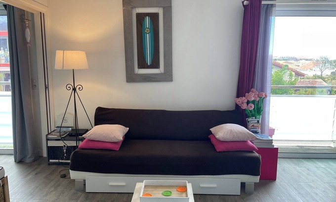 Contis-les-Bains Apartamento | Apartamento a 200 m de la playa