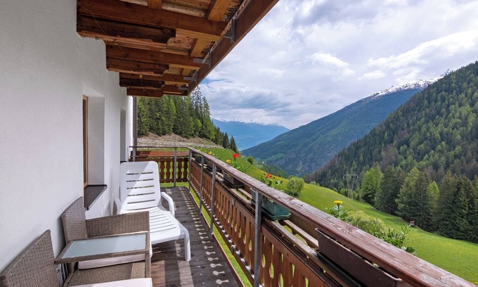 Stelvio Apartamento | Apartamento 'Fragges Spuldra' con vistas a la montaña, balcón y Wi-Fi