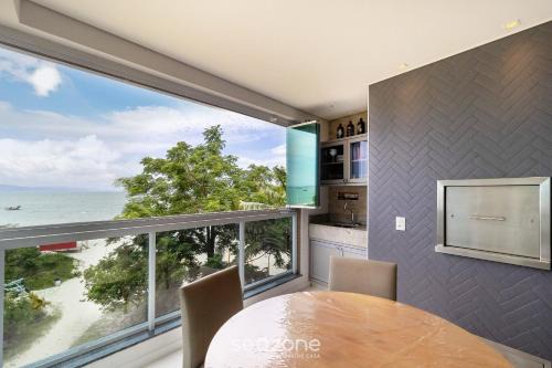 Cachoeira do Bom Jesus Apartamento | Apartamento Frente al Mar con Barbacoa VDR0202