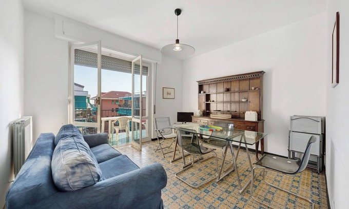 Sestri Levante Apartamento | Apartamento 'Giaco' con vistas al mar, balcón y Wi-Fi