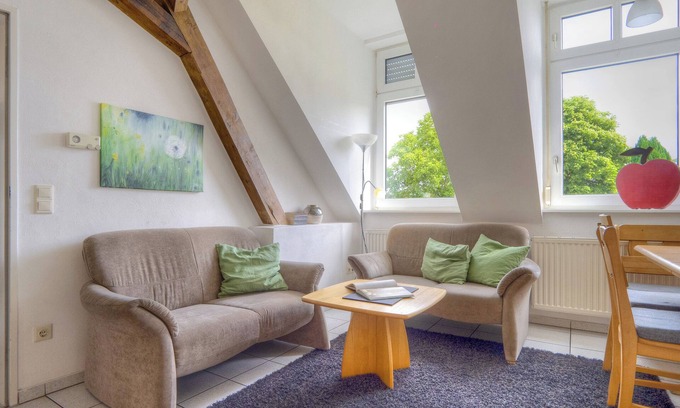 Wettringen Apartamento | Apartamento 'Göckes Haus Und Garten Wiesenblick' con terraza compartida, jardín compartido y Wi-Fi