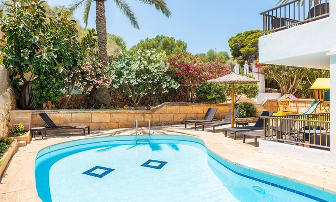 Cala Ferrera Apartamento | Apartamento 'Gran Sol Family 5' con piscina compartida, Wi-Fi y aire acondicionado