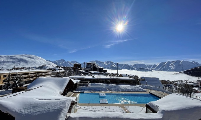 Viel-Alpe Apartamento | Apartment grand Studio alpe d'Huez