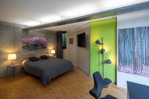 Leonberg Apartamento | Apartment "Green Bamboo" - Business-30 qm-ruhig-Parkplatz-Arbeitsplatz