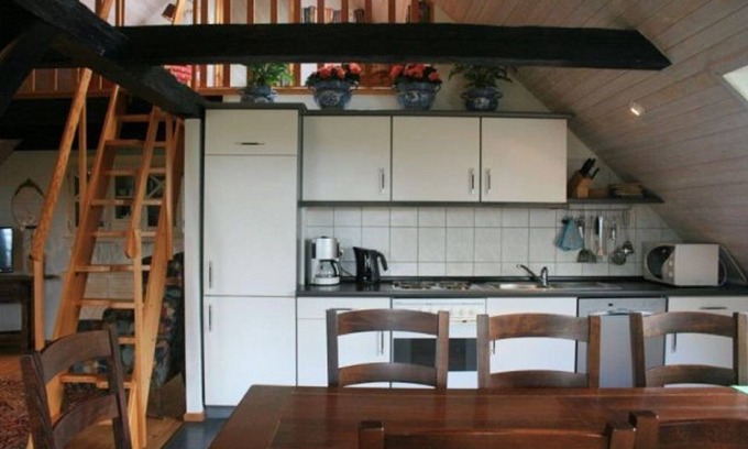 Dorphof Apartamento | Apartamento Gross - vacaciones en la granja de vacaciones Sachau
