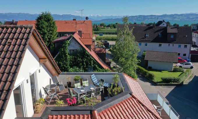 Wasserburg Apartamento | Apartamento "Haus Kaulitzki" con vistas al lago, terraza privada y Wi-Fi