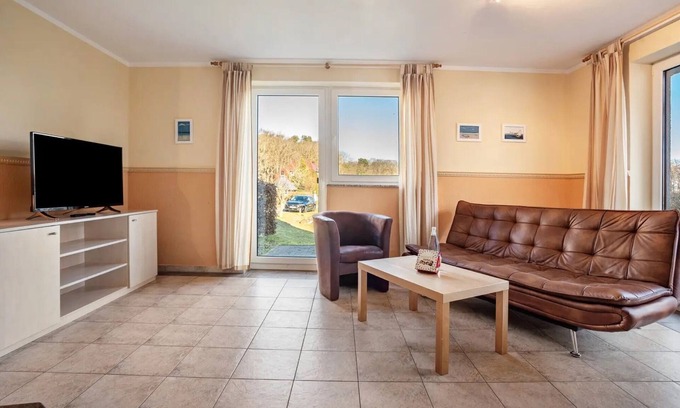 Buschvitz Apartamento | Apartamento 'Habichtssicht' con vistas al lago, terraza compartida y Wi-Fi