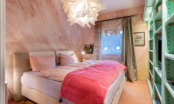 Muellheim Apartamento | Apartamento 'Haus der Malerin Wolke Zwei' con vistas a la montaña, terraza compartida y Wi-Fi