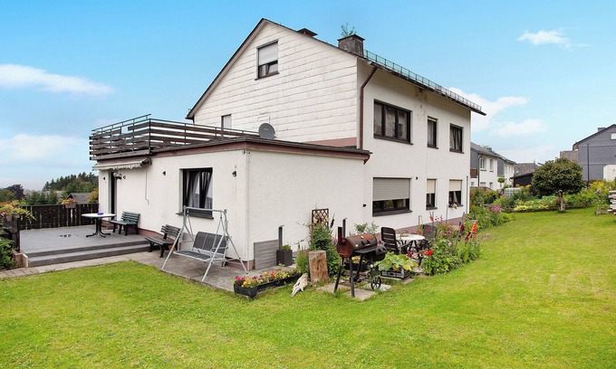 Heringhausen Apartamento | Apartamento "Haus Elena Wohnung 7A" con vistas a la montaña, aire acondicionado y terraza