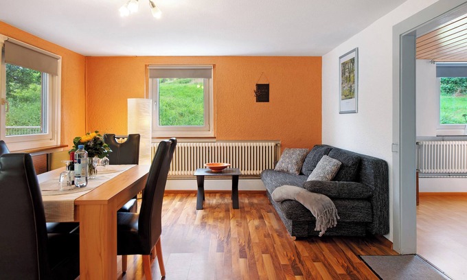 Britzingen Apartamento | Apartamento 'Haus Elfriede' con terraza privada, jardín privado y Wi-Fi