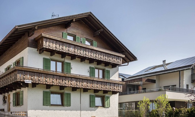 Pfalzen Apartamento | Apartamento 'Haus Rieder Paul 1' con vistas a la montaña, terraza compartida y Wi-Fi