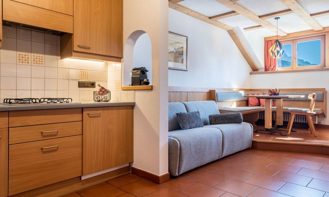 Villabassa Apartamento | Apartamento Häuslerhof Larix con vistas a la montaña y Wi-Fi