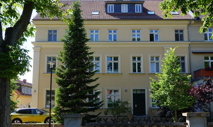 Rheinsberg Apartamento | Edificio de apartamentos en Grienericksee con balcón con vista al lago