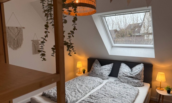 Hennstedt Apartamento | Apartamento 'Hygge' con terraza privada, jardín privado y Wi-Fi