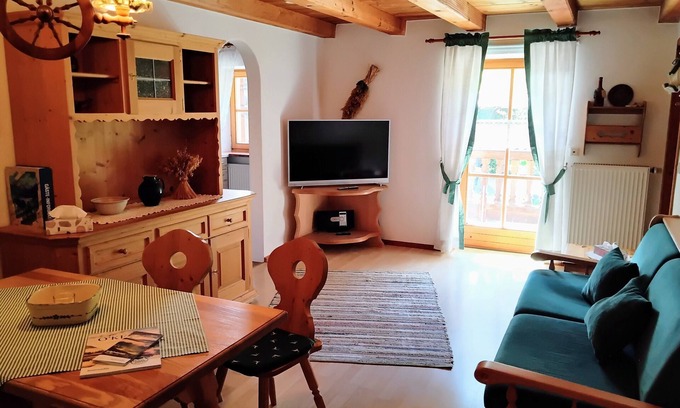 Ruhpolding Apartamento | Apartamento -I- (40 m²), balcón, cocina extra, 1 dormitorio y 1 sala de estar, máximo 2 personas