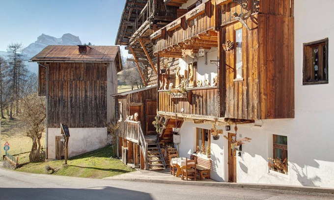 Vodo Cadore Apartamento | Apartamento 'El Corazón de las Dolomitas' con vistas a la montaña, terraza privada y jardín privado