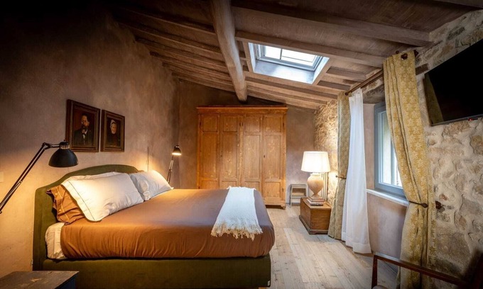 Campiglia d'Orcia Apartamento | Apartamento 'Il Cassero' con jardín compartido, Wi-Fi y aire acondicionado