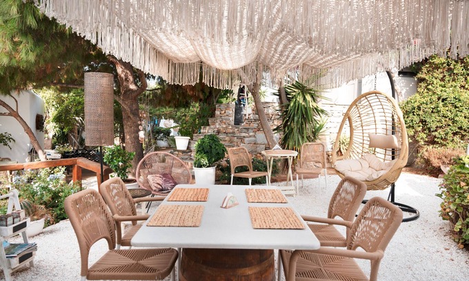 Agios Prokopios Apartamento | Apartamento En Un Hotel 'Sun Rock Boutique - Villa Pansy' Con Terraza Privada y Aire Acondicionado