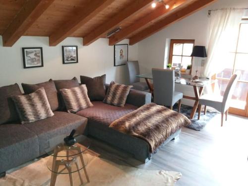Weissbach an der Alpenstrasse Apartamento | Apartment in den bayerischen Alpen, für Naturliebhaber