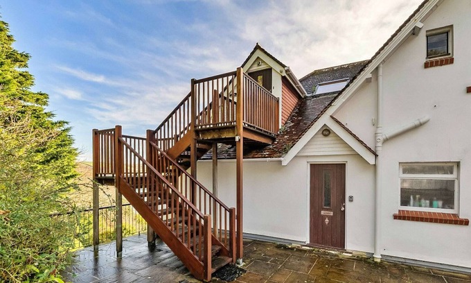 Salcombe Apartamento | Apartamento en Salcombe con vistas al mar
