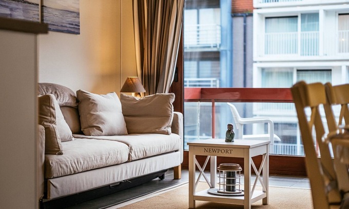 Sint-Idesbald Apartamento | Apartamento en St. Idesbald con vistas al mar