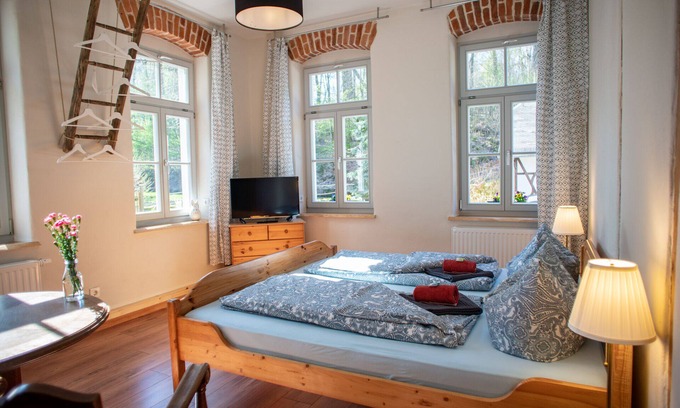 Schoenfeld-Weissig Apartamento | Apartamento en el Meixmühle en Friedrichsgrund cerca de Pillnitz