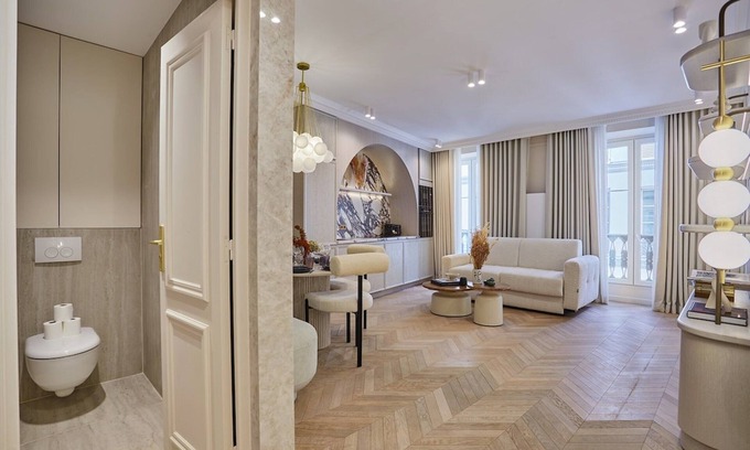Enfants-Rouges Apartamento | Apartment in the Marais With Air-conditioned