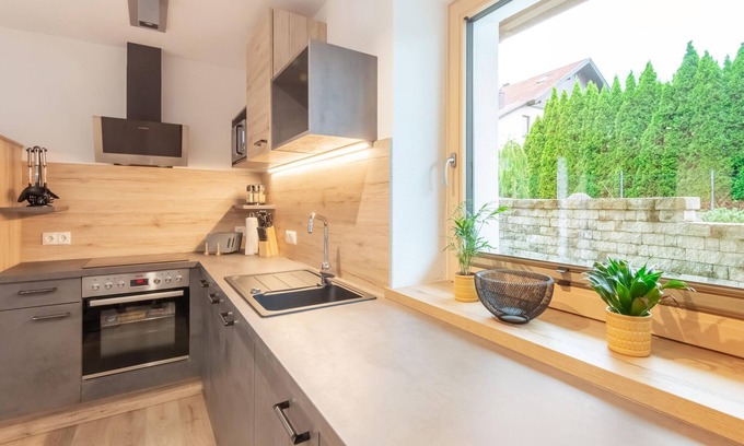 Umhausen Apartamento | Apartamento en Umhausen con jardín y zona de barbacoa