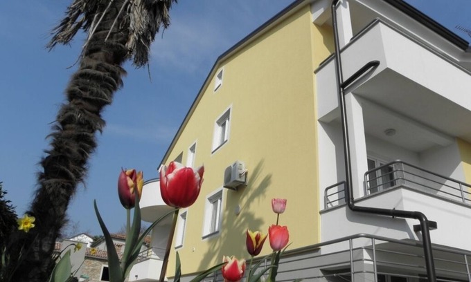 Zambratija Apartamento | Apartamento en Zambratija con Seaview, Balcón, Acondicionador, WIFI (158-3)