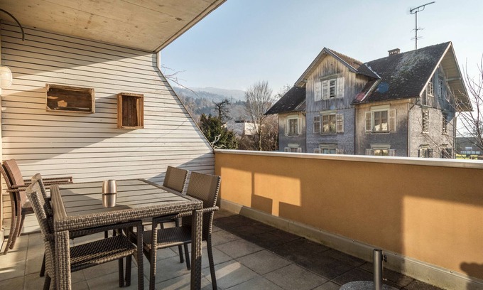 Schwarzach Apartamento | Apartamento 'Kilian' con vistas a la montaña, balcón y Wi-Fi